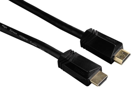Фото - Кабель HDMI 5м HAMA 122106 круглый черный кабель hdmi 1 5м thomson 00132106 круглый черный