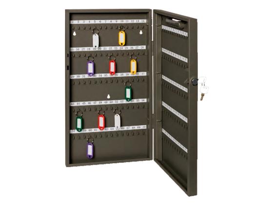 Ящик для ключей Alco 894 Key Cabinets на 68 ключей 39х30х6см сталь серый