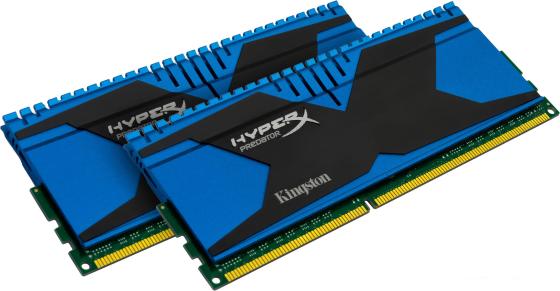 Оперативная память 8Gb (2x4Gb) PC3-15000 1866MHz DDR3 DIMM CL9 Kingston HX318C9T2K2/8 XMP Predator Series