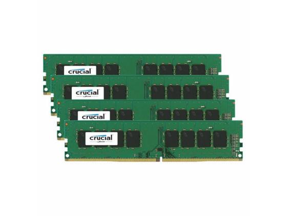 Оперативная память 16Gb (4x4Gb) PC4-17000 2133MHz DDR4 DIMM Crucial CT4K4G4DFS8213 288-pin non-ECC