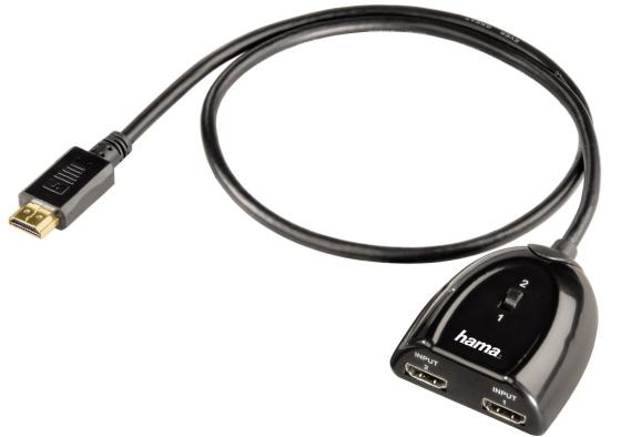 Переходник HDMI HAMA H-42553 круглый черный