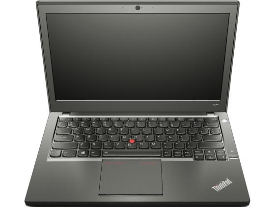 Ноутбук Lenovo ThinkPad X240 12.5" 1366x768 матовый i7-4600U 2.1GHz 8Gb 1Tb+16Gb SSD HD4400 Wi-Fi BT Win7Pro Win8.1Pro черный 20AL00DJRT