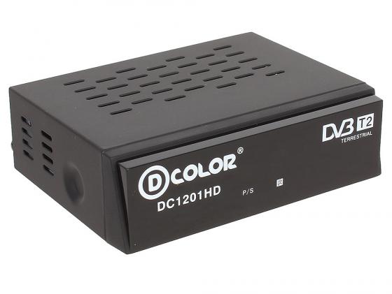 Тюнер цифровой DVB-T2 D-Color DC1201HD ECO