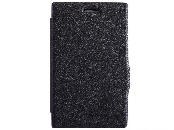 Чехол Nillkin Fresh Series Leather Case для Nokia Asha 502 черный