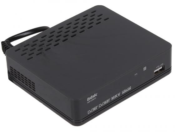 Тюнер цифровой DVB-T2 BBK SMP123HDT2 темно-серый