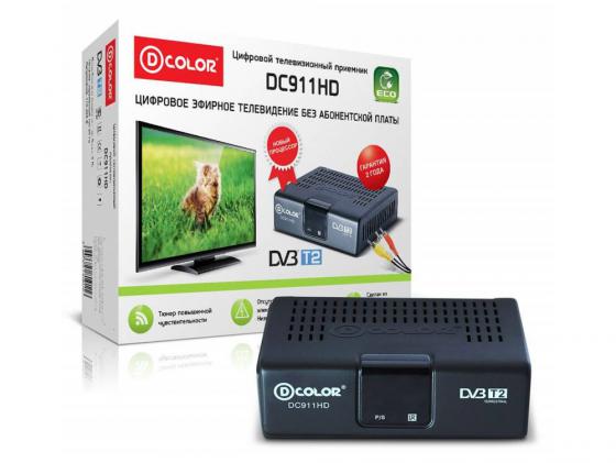 Тюнер цифровой DVB-T2 D-Color DC911HD ECO
