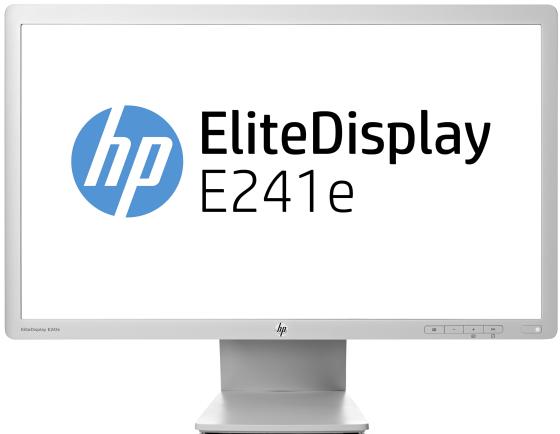 Монитор 24" HP EliteDisplay E241e cерый IPS 1920x1200 250 cd/m^2 8 ms DVI DisplayPort VGA USB G7D44AA