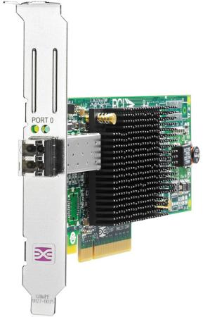 Адаптер HP FCA 81E 8Gb FC Host Bus Adapter PCI-E для Windows Linux AJ762B