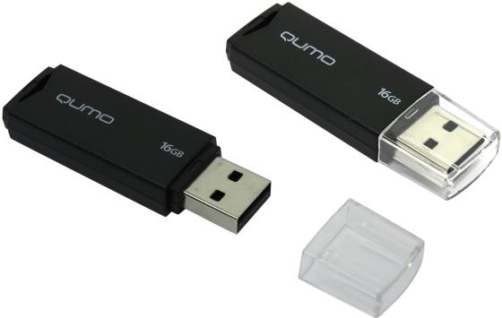 Флешка USB 16Gb QUMO Tropic USB2.0 черный QM16GUD-TRP-Black