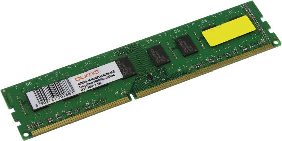 Оперативная память для компьютера 4Gb (1x4Gb) PC3-12800 1600MHz DDR3 SO-DIMM CL11 QUMO QUM3U-4G1600K11