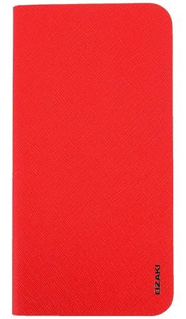 Чехол-книжка Ozaki O!coat 0.4+Folio для iPhone 6 Plus красный OC581RD