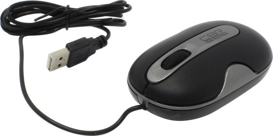 Мышь проводная CBR CM-200 серебристый USB
