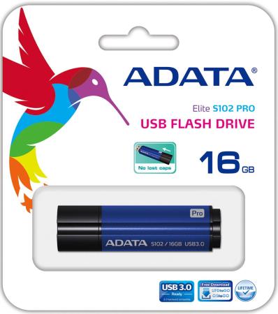 

Флешка USB 16Gb A-Data S102P AS102P-16G-RBL голубой