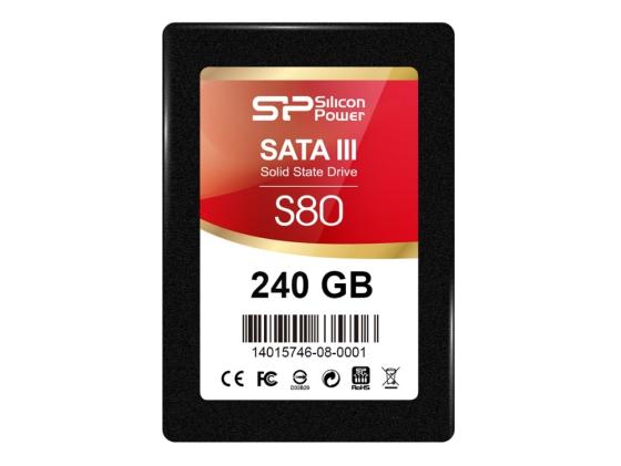 

Твердотельный накопитель SSD 2.5" 240 Gb Silicon Power SP240GBSS3S80S25 Read 550Mb/s Write 500Mb/s MLC