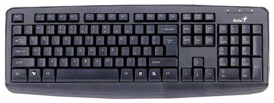 Клавиатура проводная Genius KB-110X PS/2 черный