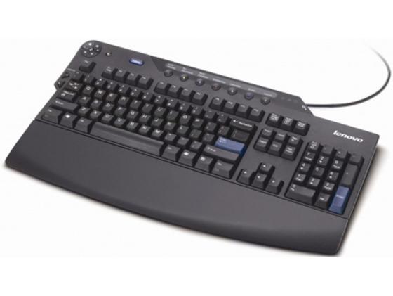 Клавиатура проводная Lenovo Business Black Enhanced Performance USB черный 73P2646