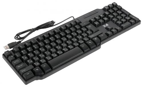 Клавиатура проводная 3Cott 3C-WKBG-625B USB черный
