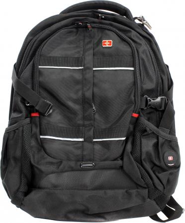 Рюкзак для ноутбука 15.6" Continent BP-302 BK нейлон/полиэстер черный