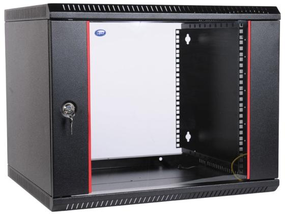 Шкаф ЦМО телекоммуникационный настенный разборный 6U (600х650) дверь стекло ШРН-Э-6.650-9005