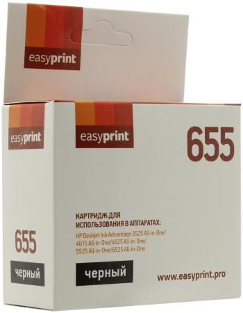 

Картридж Easyprint CZ109AE N655 для HP DeskJet IA 3525 4615 5525 6525 черный 550 стр