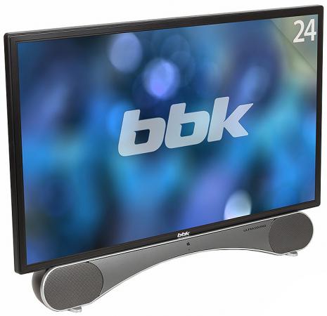 Телевизор ЖК 24" BBK 24LED-6003/FT2CK+Д500 16:9 1920x1080 DVB-T2/C USB черный