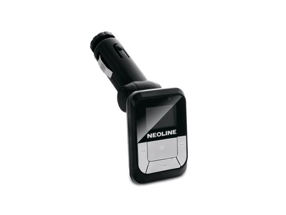 FM трансмиттер Neoline Droid FM microSD USB пульт ДУ черный