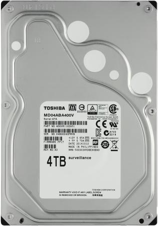 

Жесткий диск 3.5" SATA 4Tb 5900rpm 128Mb Toshiba MD04ABA400V