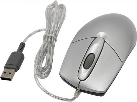 Мышь проводная A4TECH OP-720 серебристый USB