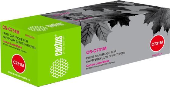 Картридж Cactus CS-C731M для Canon LaserBase MF8230 i-Sensys MF8280 i-Sensys пурпурный 1800стр