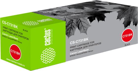 Картридж Cactus CS-C731BK для Canon LaserBase MF8230 i-Sensys MF8280 i-Sensys черный 1600стр
