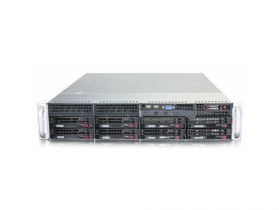 Серверная платформа Supermicro SYS-6027B-URF 2U 2xLGA1356 C602 12xDDR3 8x3.5" SAS SATA 3xGigabit Ethernet 740Вт