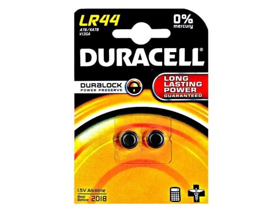 Батарейки Duracell Long Lasting Power LR44 2 шт