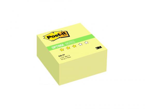 Блок для записи 3M Post-it 636-OY 76x76мм 400 листов желтый 7100041290