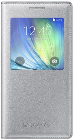 Чехол Samsung EF-CA500BSEGRU для Samsung Galaxy A5 S-View серебристый