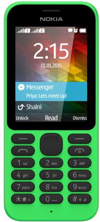 Мобильный телефон NOKIA 215 Dual зеленый 2.4" 8 Мб