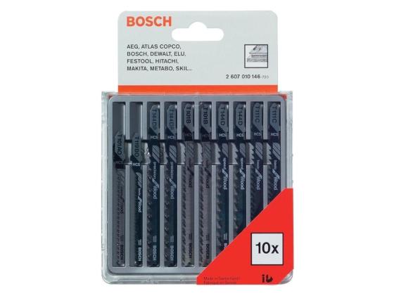 

Лобзиковая пилка Bosch 10шт 2607010146