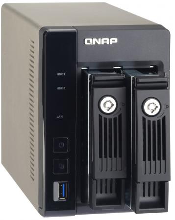 Сетевое хранилище QNAP TS-253 Pro Celeron 2.ГГц 2x3.5/2.5"HDD hot swap 2xGbLAN 4xUSB 1xHDMI