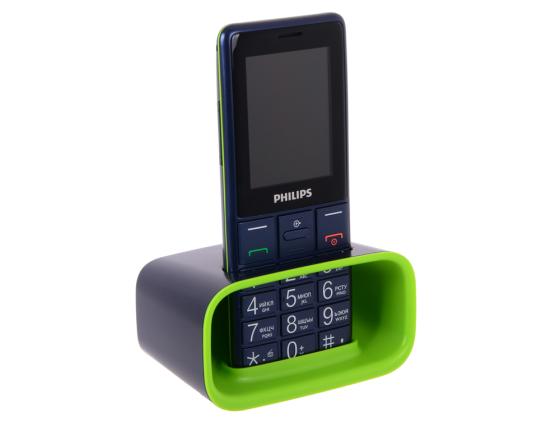 Мобильный телефон Philips E311 синий 2.4" Navy