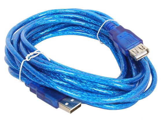 Кабель удлинительный USB 2.0 AM-AF 1.8м VCOM Telecom прозрачная изоляция VUS6956T-1.8MTBO