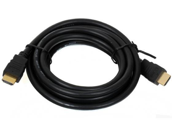 Кабель HDMI 1.0м VCOM Telecom v1.4 W/Ethernet/3D CG501D-1M с позолоченными контактами
