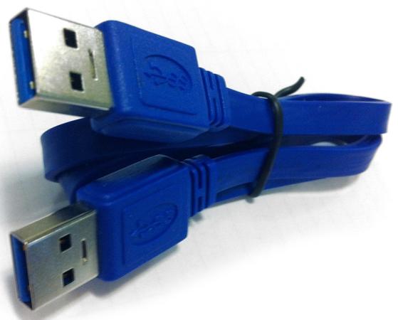 Кабель соединительный USB 3.0 AM-AM 1.0м Gembird экранированный синий CCP-USB3-AMAM-1M корпус 2 5 gembird ee2 u3s 50 sata usb3 0 black