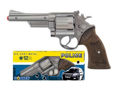 Револьвер Gonher Police для мальчика металл 6067/0