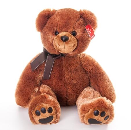 Мягкая игрушка медведь AURORA Медведь 70 см коричневый плюш