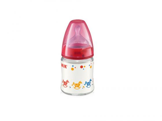 Бутылочка для кормления NUK First Choice с силиконовой насадкой для питья 150 мл с 6 месяцев розовый