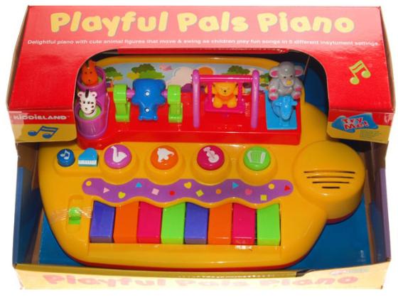 Kiddieland Развивающая игрушка Пианино с животными на качелях