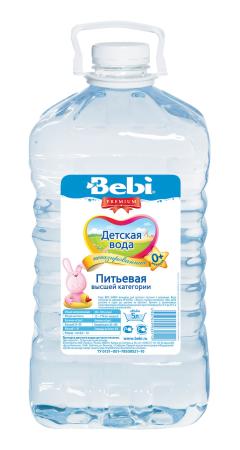 Вода питьевая Bebi Premium с 0 мес. 5 л.