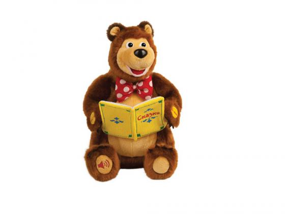 Мягкая игрушка медведь Мульти-Пульти Маша и Медведь 29 см коричневый текстиль V91794/30