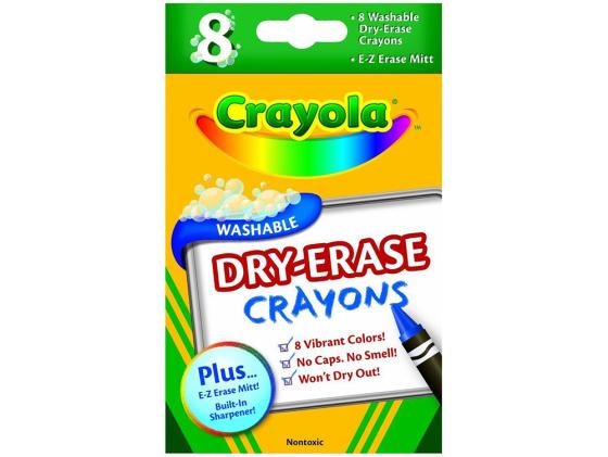 Восковые мелки Crayola 64710 8 штук 8 цветов от 3 лет