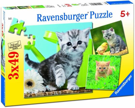 

Пазл 147 элементов Ravensburger Отважный котенок