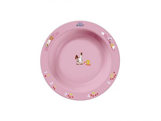 Тарелка Avent SCF704/01 1 шт от 1 года розовый